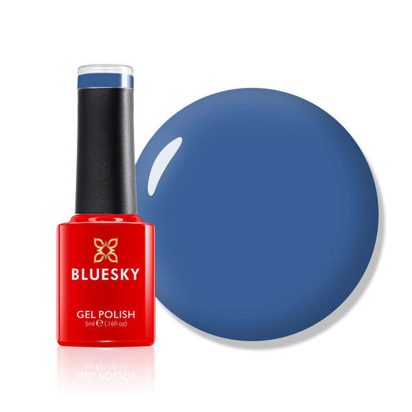 Bluesky Mini Gel Polish in Alps Slopes Ice-Cold Blue - British product