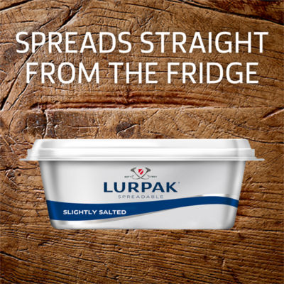 Lurpak Slightly Salted Spreadable Butter 250g, UK version