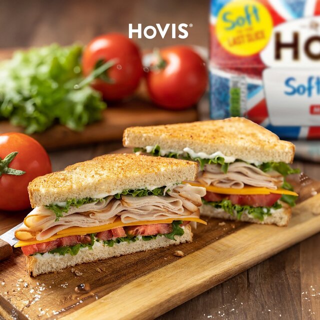 Hovis Medium Sliced Soft White Bread 800g - McGrocer