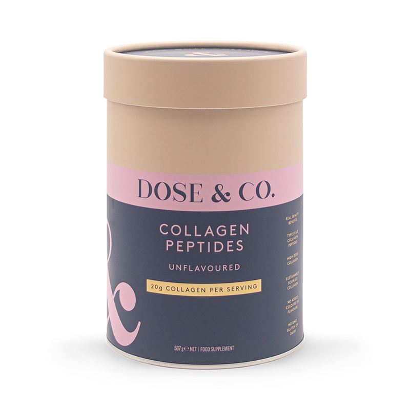 Dose & Co collagen peptide powder unflavoured 567g - British product