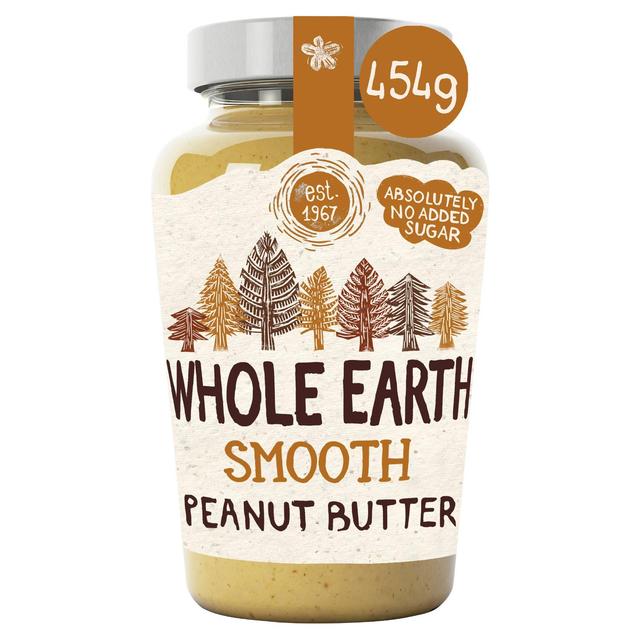 Whole Earth Smooth Peanut Butter 454g GOODS M&S