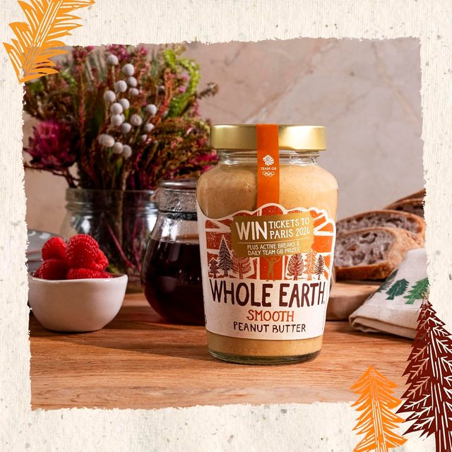 Whole Earth Smooth Peanut Butter 454g GOODS M&S