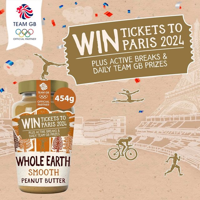 Whole Earth Smooth Peanut Butter 454g GOODS M&S