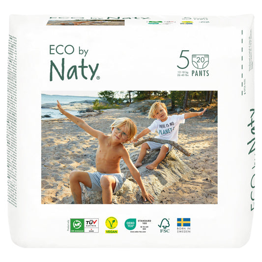 Eco By Naty Pull Pants Size 5 x20 nappies Sainsburys   