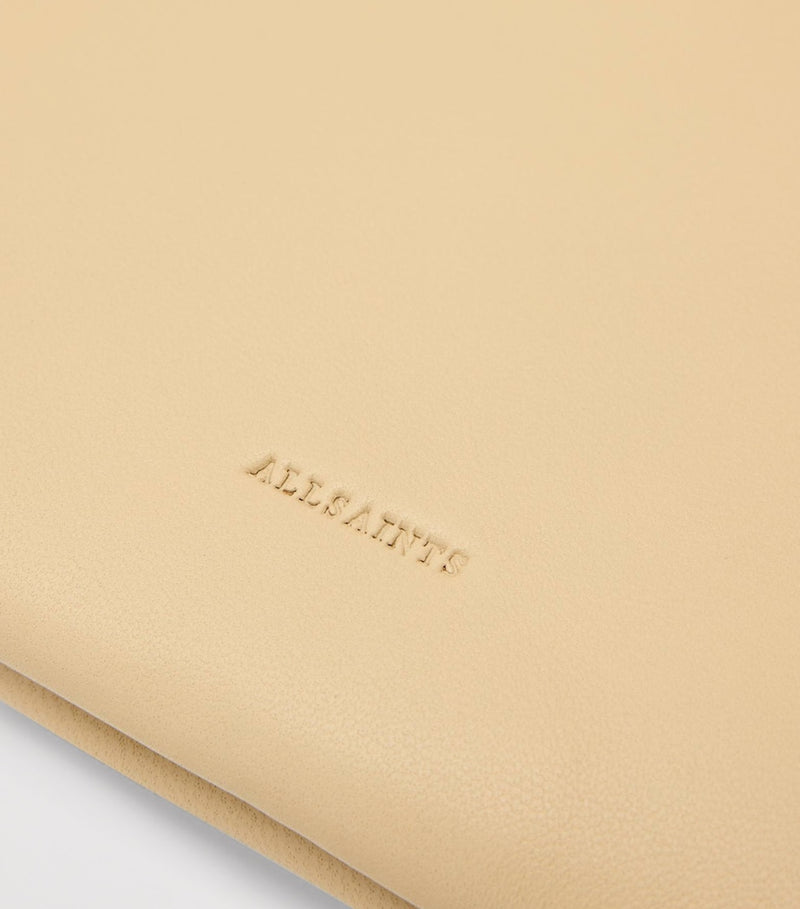 AllSaints Bettina leather clutch bag, UK version
