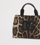 Dolce&Gabbana kids leopard print top-handle bag - British product