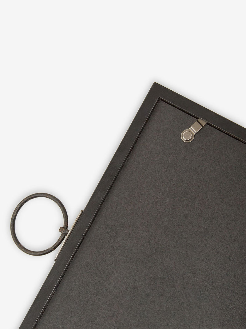 Black salvage hanging photo frame set of 5 - British product