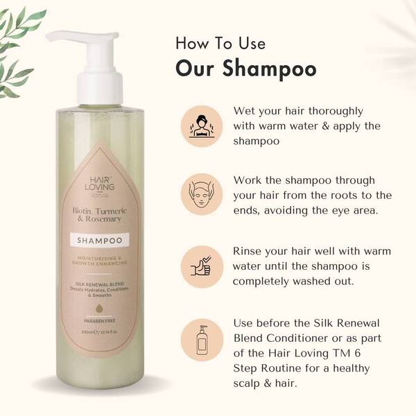 Hair Loving silk renewal shampoo 300ml - British product