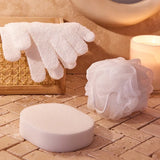 Superdrug Body Gloves Pink cleansing glove (British brand)