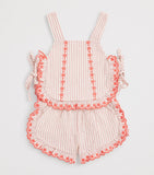 Gingersnaps stretch-cotton Juria top and shorts set for toddlers 6-36 months, UK version