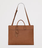 Saint Laurent Sac Du Jour leather briefcase with padlock, imported from the UK