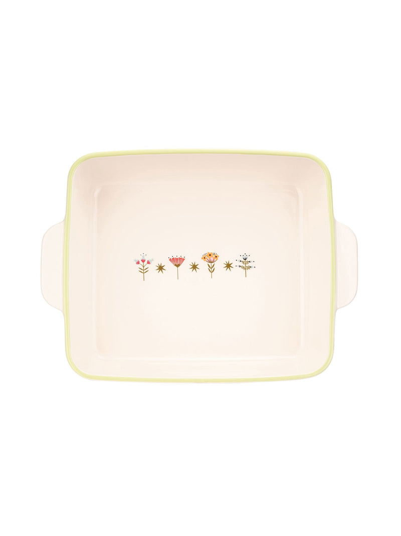 Cath Kidston cream ceramic roasting dish 33cm - British product