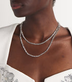 Suzanne Kalan white gold and diamond tennis necklace - British product