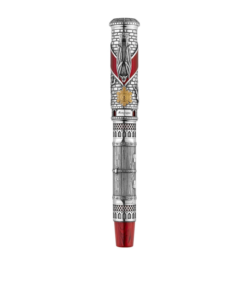 Montegrappa Sterling Silver Dracula fountain pen, imported from the UK