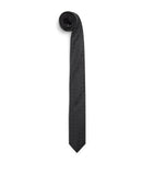 Emporio Armani silk jacquard logo tie, imported from the UK