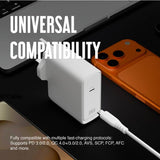 Juice 100W GaN USB-C laptop charger with 2m cable - British product