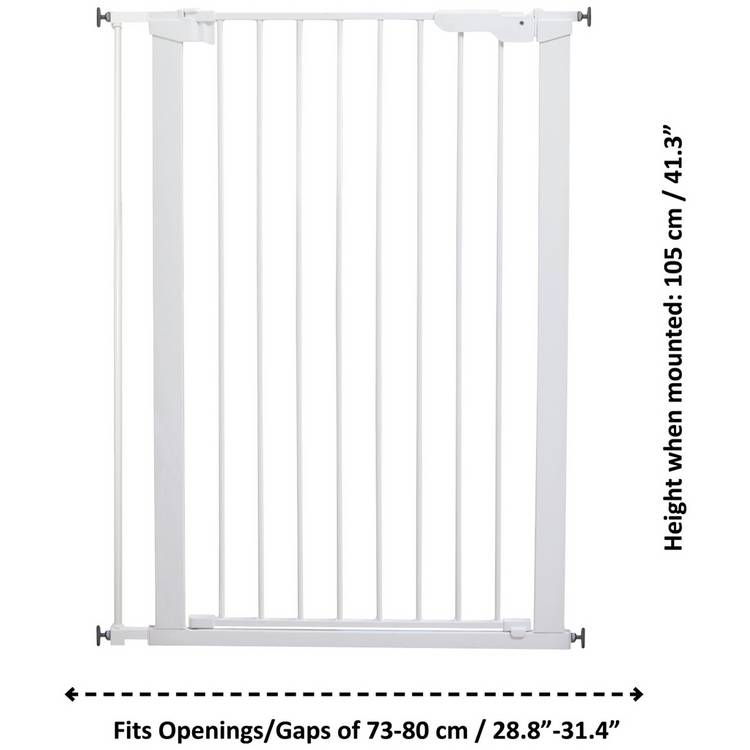 Scandi Pet extra tall pressure fit dog gate 105cm, imported from the UK