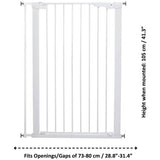 Scandi Pet extra tall pressure fit dog gate 105cm, imported from the UK