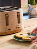 Morphy Richards Felspar Clay 4-slice toaster, imported from the UK