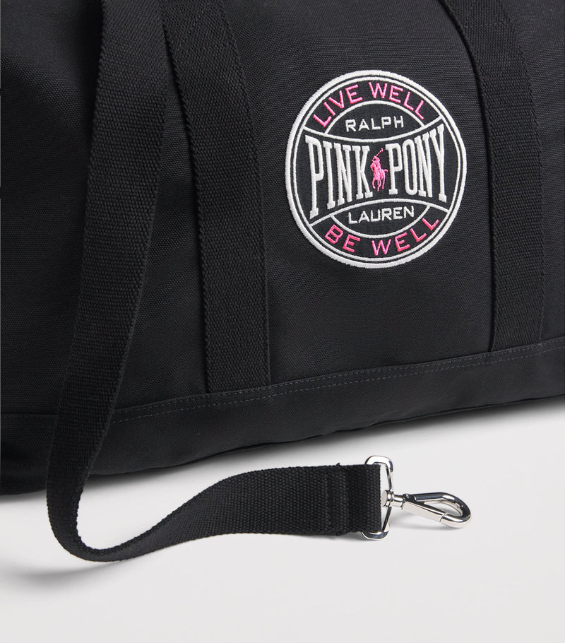 Polo Ralph Lauren cotton pink pony duffle bag, imported from the UK