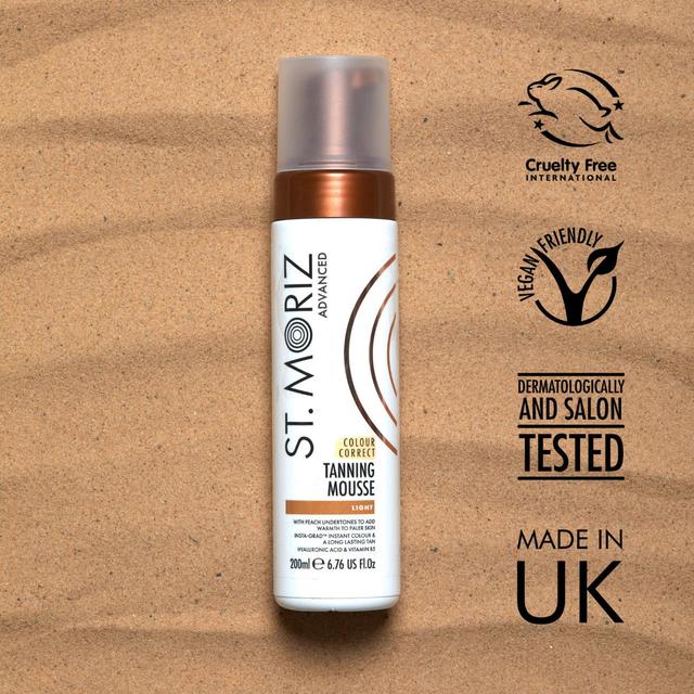 St Moriz Advanced Colour Correcting Tanning Mousse Light 200ml GOODS M&S