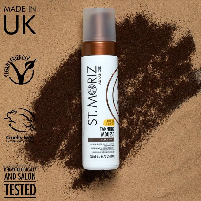St Moriz Advanced Colour Correcting Tanning Mousse Ultra Dark 200ml GOODS M&S