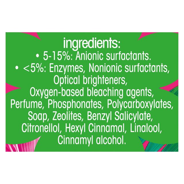 Surf Washing Powder Tropical Lily 80 wash   4kg GOODS M&S
