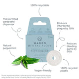 Waken Dental Floss Peppermint 16g GOODS M&S