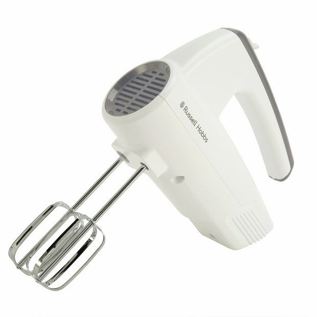 Russell Hobbs Go Create electric hand mixer white - British product