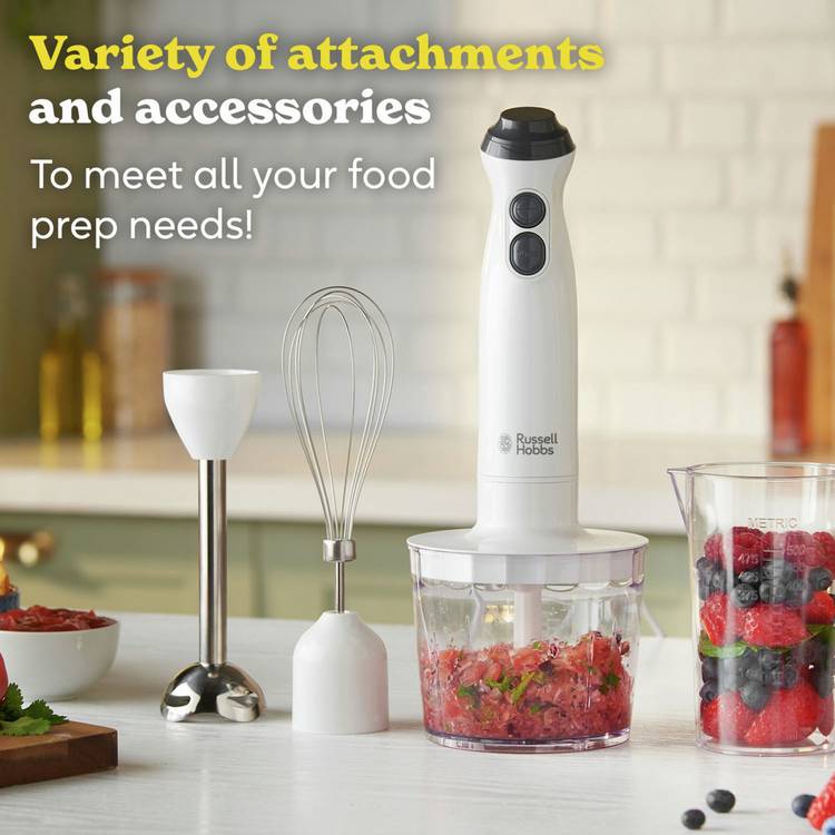 Russell Hobbs 3-in-1 electric hand blender 700W, UK version