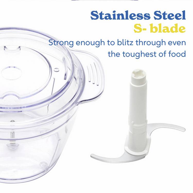 Russell Hobbs white mini chopper 500ml capacity - British product