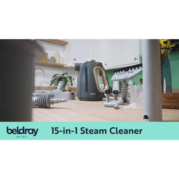 Beldray 15-in-1 handheld steam cleaner (British brand)