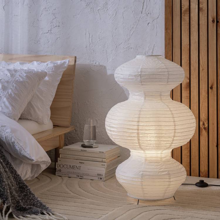 Habitat Sala white paper floor lamp, imported from the UK