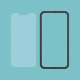 Tech21 glass screen protector twin pack for iPhone 14 Plus, UK version