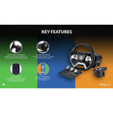Maxx Tech Pro force feedback racing wheel kit for PC Xbox PS4, imported from the UK