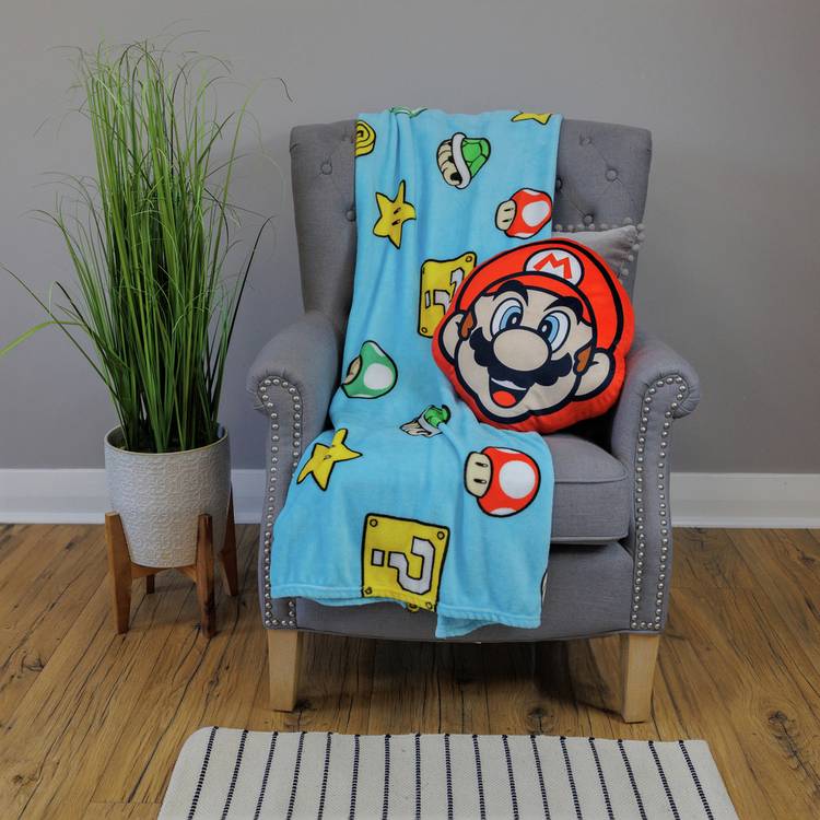 Mario Stack Cushion multicolored cushion 40cm (British brand)