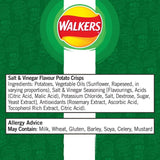 Walkers Less Salt A Dash of Salt & Vinegar Multipack Crisps 6 per pack GOODS M&S