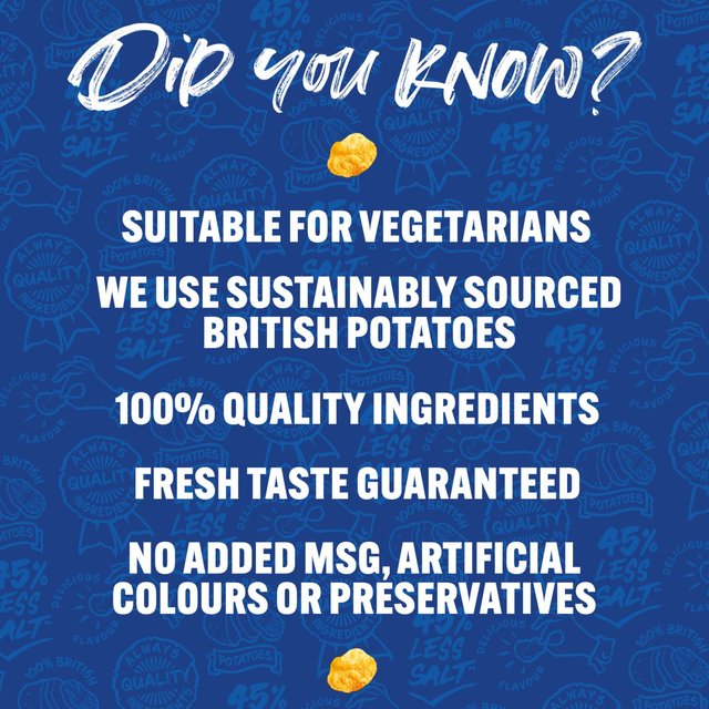 Walkers Less Salt Lightly Salted Multipack Crisps 6 per pack GOODS M&S