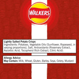 Walkers Less Salt Lightly Salted Multipack Crisps 6 per pack GOODS M&S
