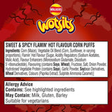Walkers Wotsits Crunchy Sweet & Spicy Flamin' Hot Sharing Bag Snacks 140g GOODS M&S