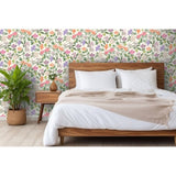 RHS Springtime Serenade Cream Wallpaper, 50cm by 10m, imported from the UK