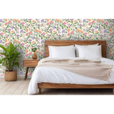 RHS Springtime Serenade Cream Wallpaper, 50cm by 10m, imported from the UK