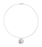 Monica Vinader sterling silver Libra zodiac necklace (British brand)