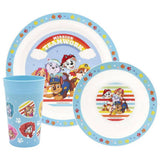 Paw Patrol kids dinner set blue (British brand)