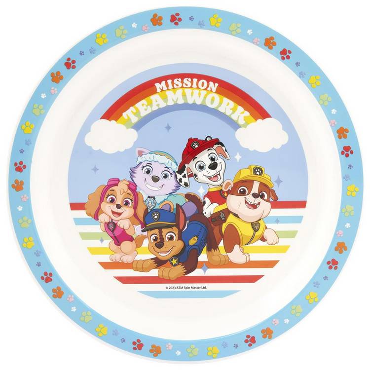 Paw Patrol kids dinner set blue (British brand)