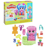 Play-Doh Hair Stylin' Salon playset with 6 tubs and 7 accessories (British brand)