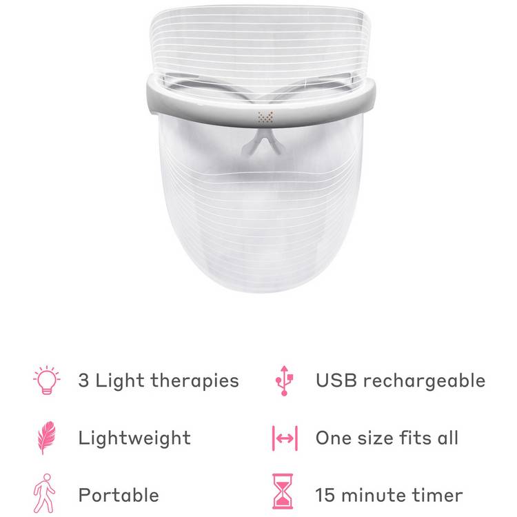 Magnitone GetLit Tri Colour LED Face Mask, UK version