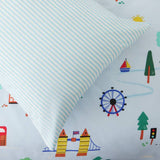 Argos Home London Blue Kids Bedding Set Single, imported from the UK