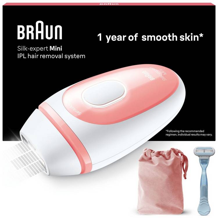 Braun Silk Expert Mini IPL device for home hair removal, UK version