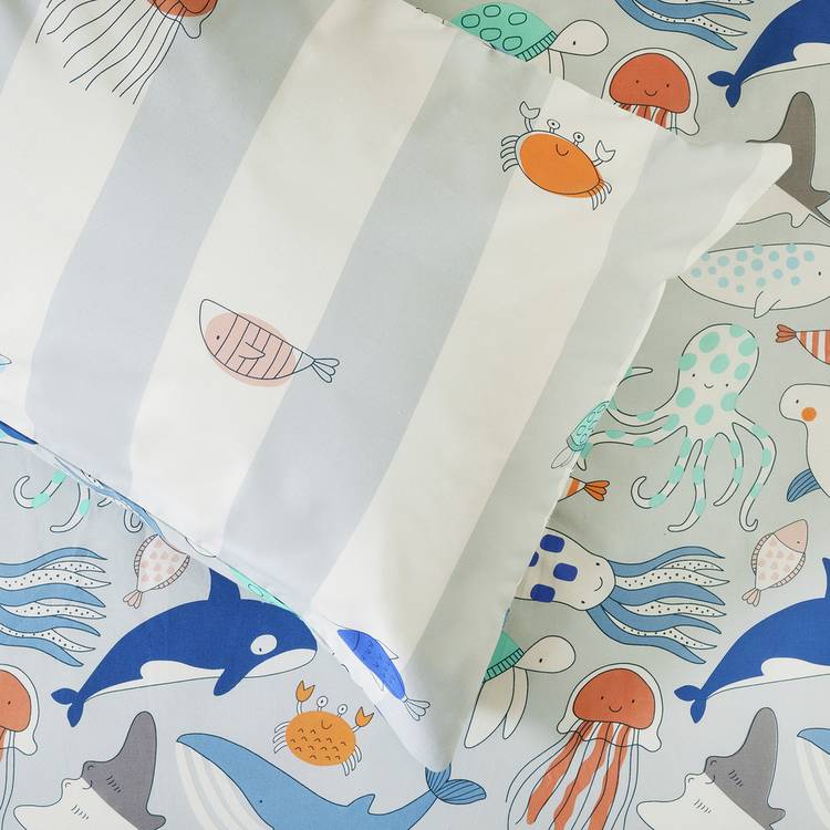 Habitat kids bedding set Under the Sea printed toddler, UK version